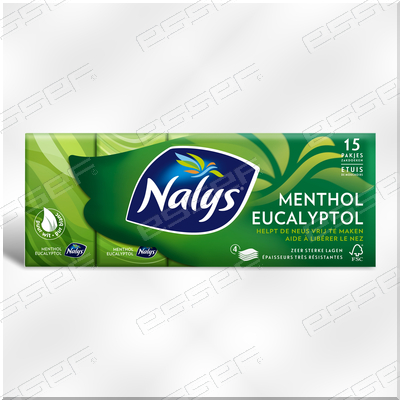 Nalys Zakdoekjes Papier Menthol - 12 Pocket