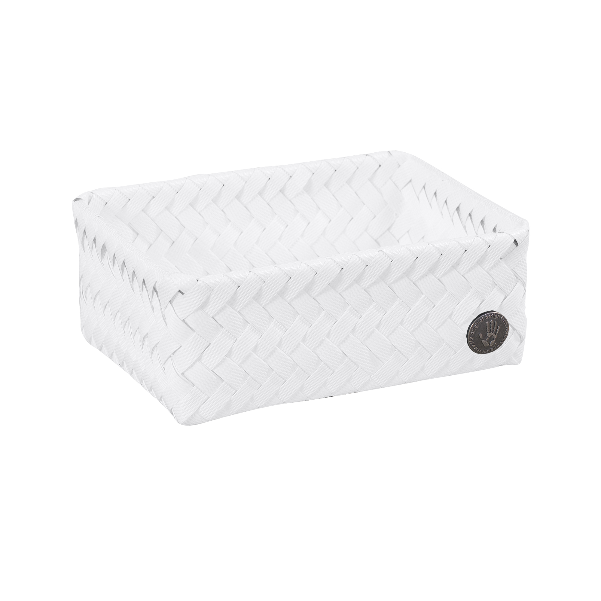 Handed By Mand Fit Small White 18x12x7 cm - Handgemaakt