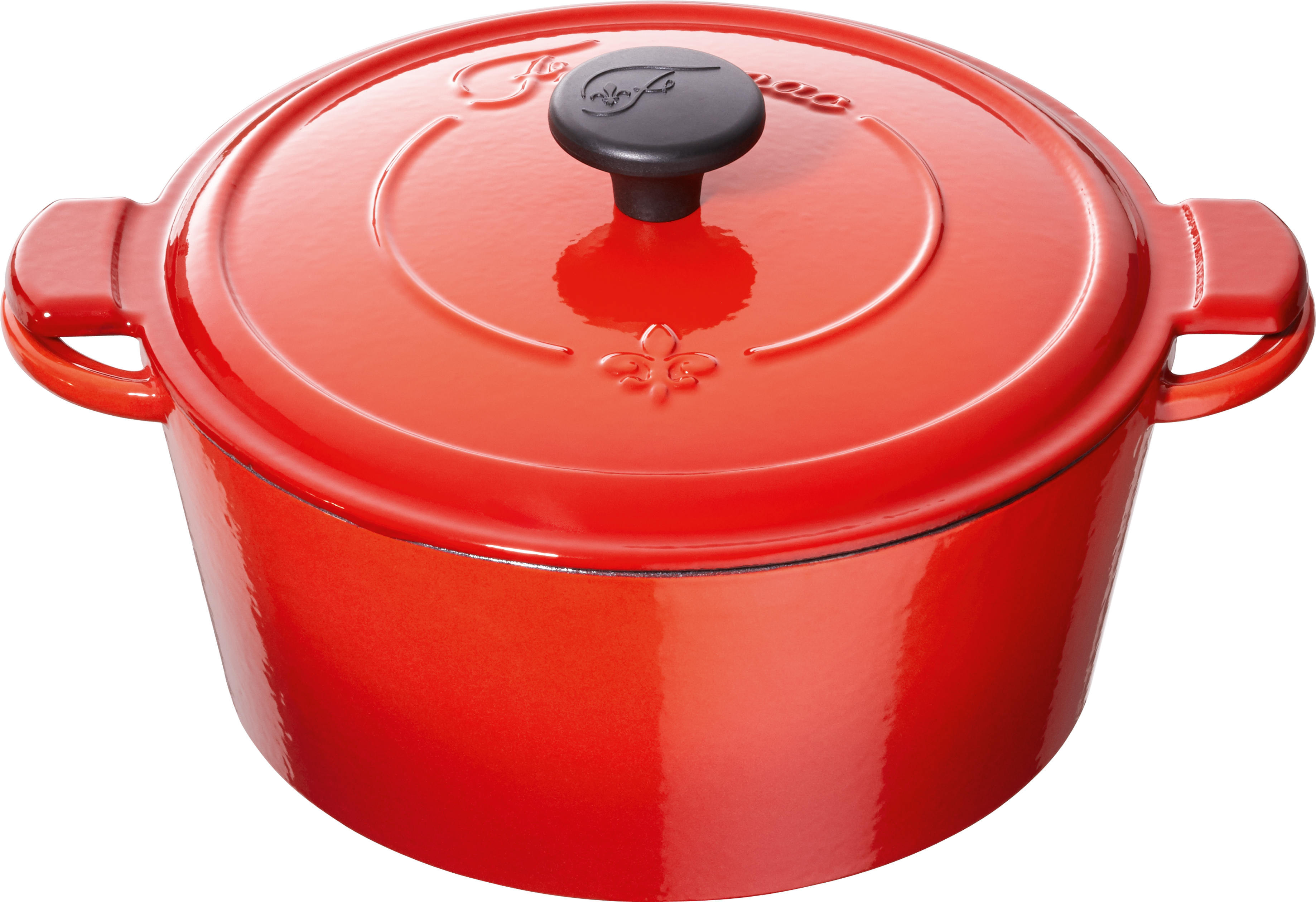 Fontignac Braadpan 26 cm Mains Libres Rood - Gietijzer