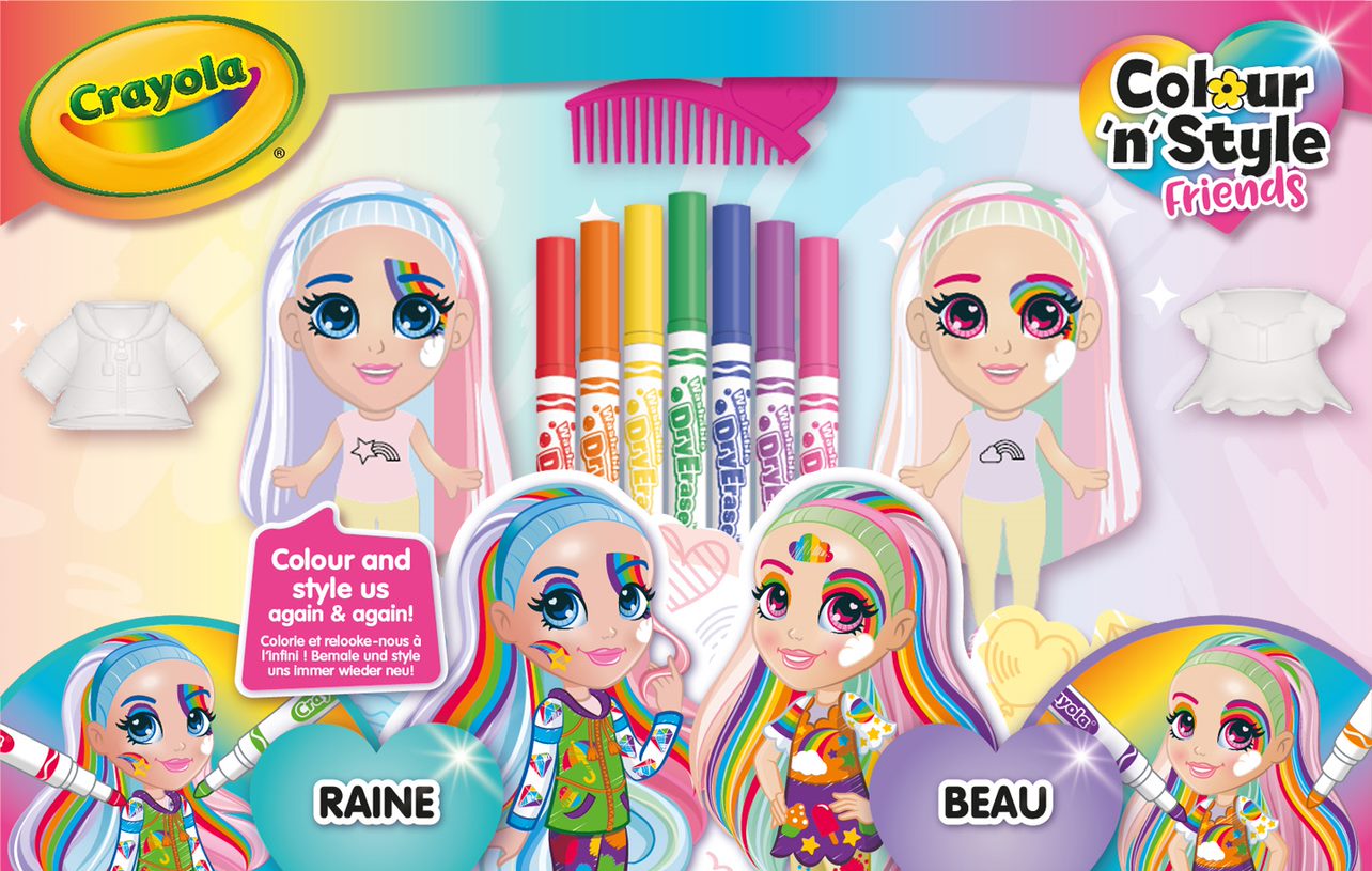 Crayola Colour N Style Rainbow Twins