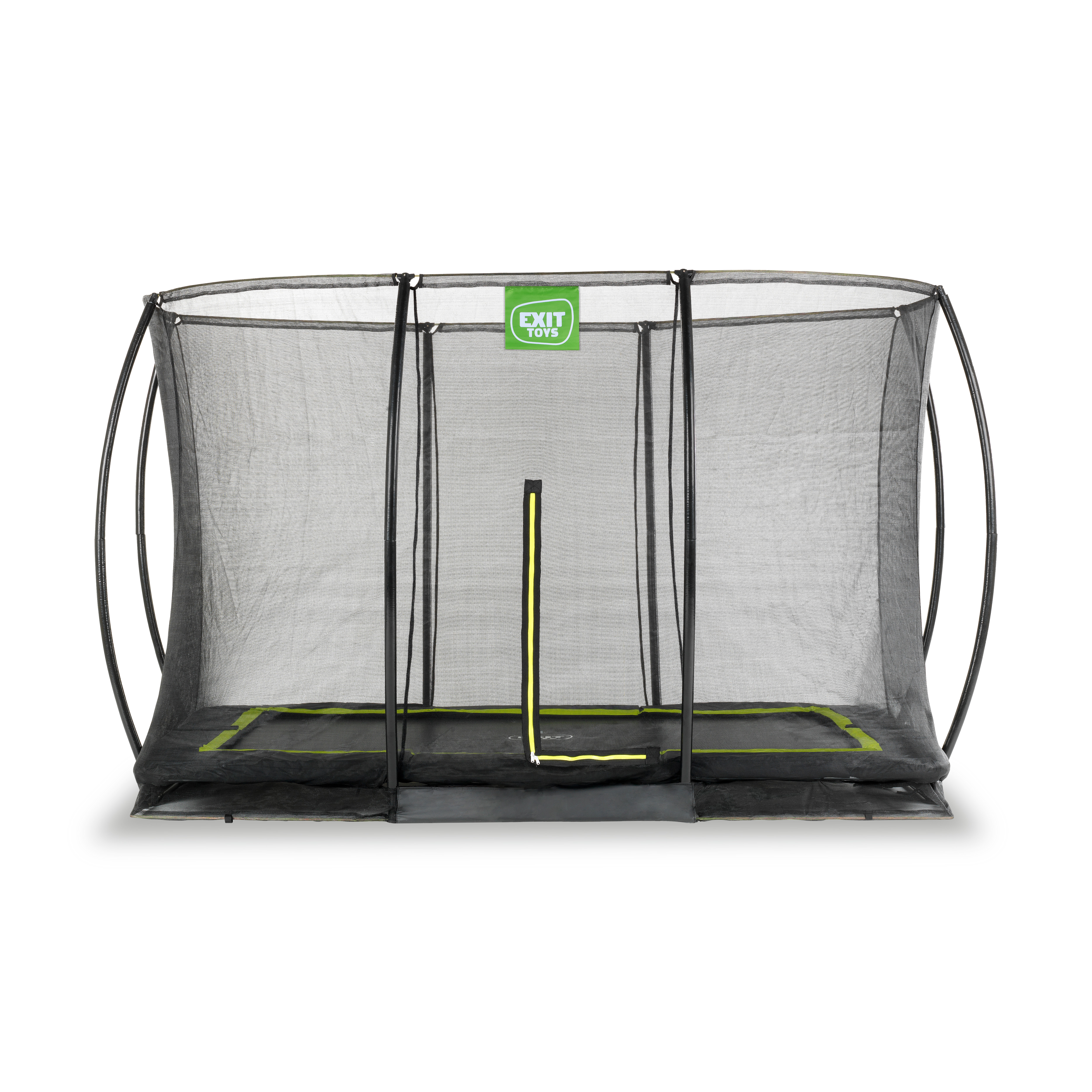 Exit Trampoline Silhouette Ground + Safetynet 214x305 cm Zwart