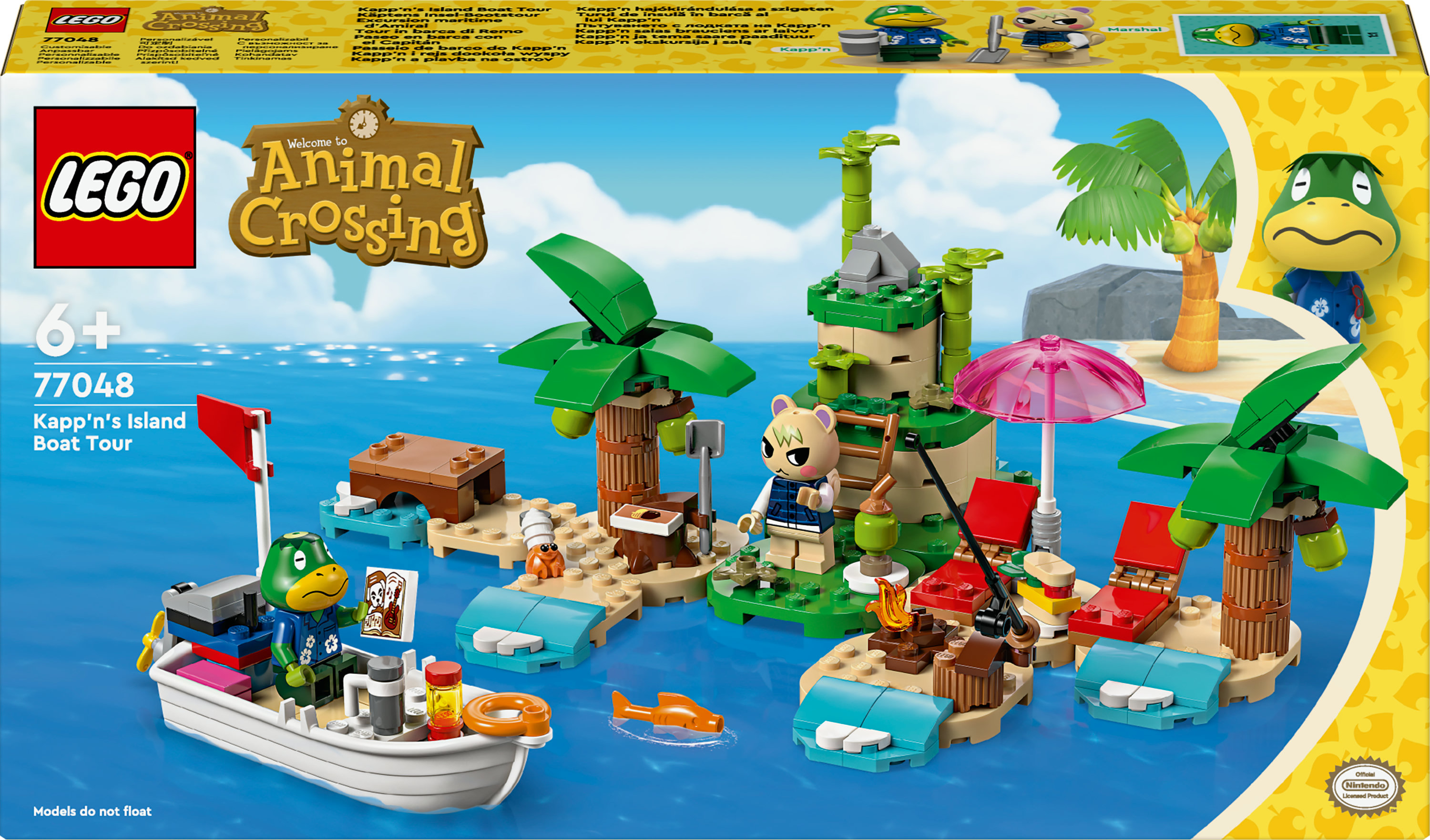 LEGO Animal Crossing 77048 Kapp'ns eilandrondvaart