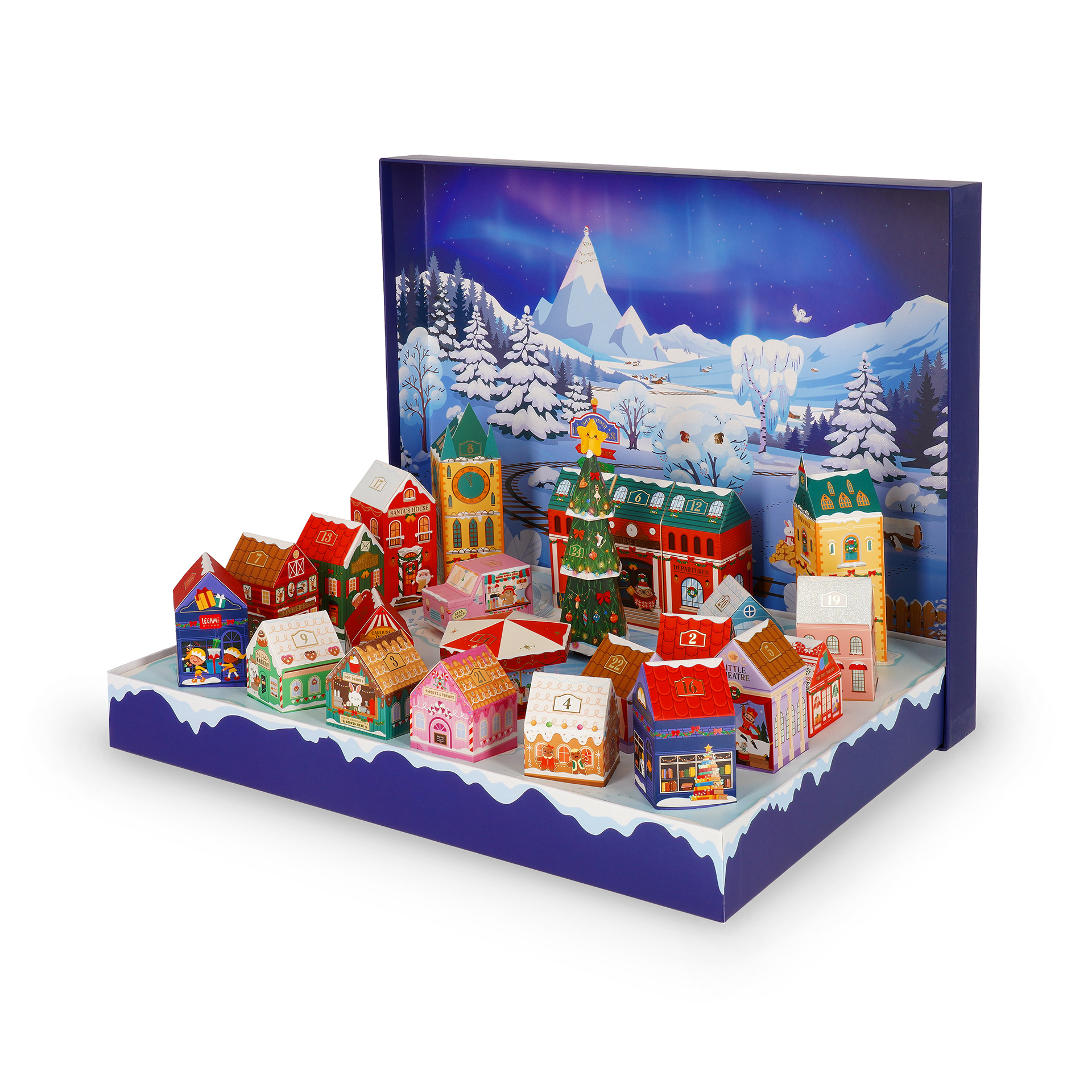 Legami Adventskalender 2026 + 1 Limited Edition Uitwisbare Balpen 36x12x27 cm