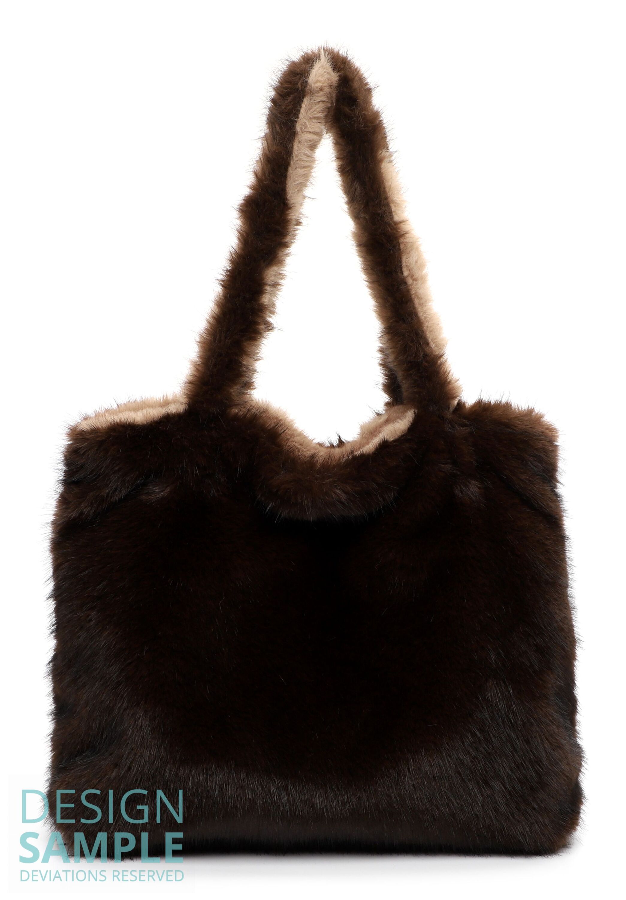 Emily & Noah Shopper Eva Fluffy Bruin