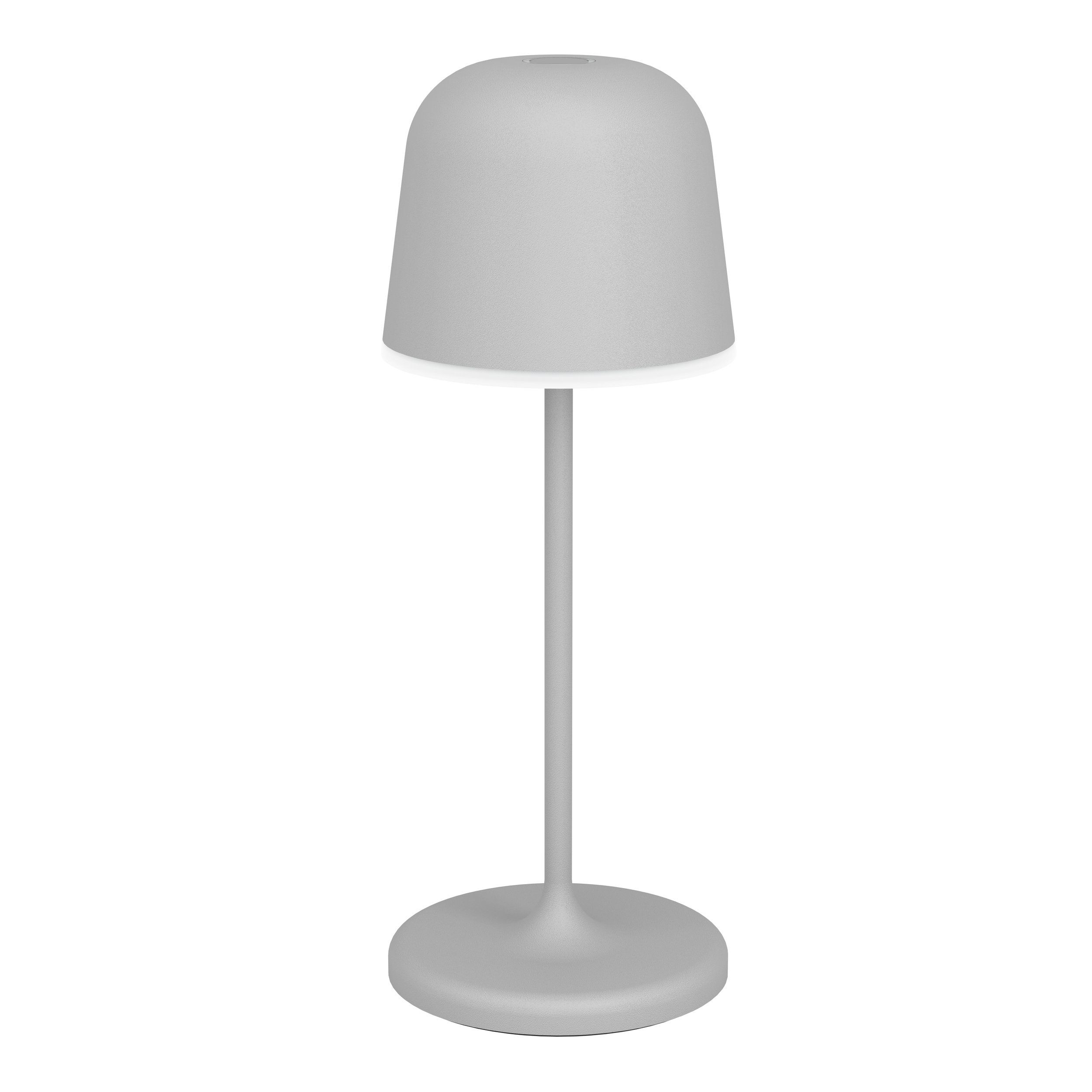 Eglo Mannera-S Tafellamp Grijs 1.8W 170lm 2500/3000/4000K IP54 Oplaadbaar