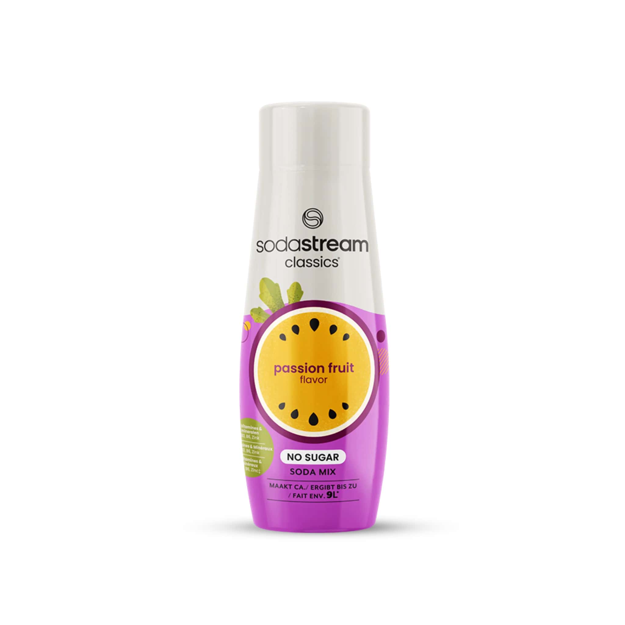 SodaStream Passionfruit Zero Siroop 440ml - voor 7-9l Bruisende Drank