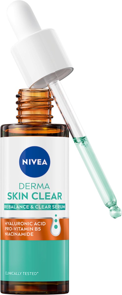 Nivea Serum Derma Skin Clear 30 ml - Zuiverend en kalmerend Serum