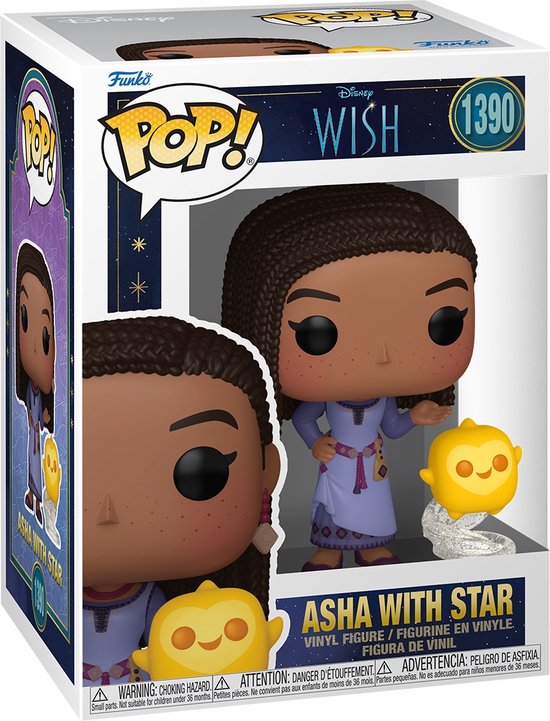 Funko Pop! Movies Disney - Wish: Asha with Star 1390
