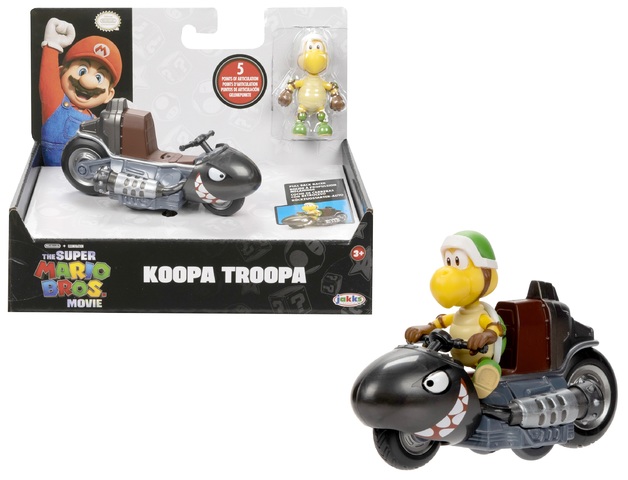 Super Mario Movie Figuur met Kart Koopa Troopa