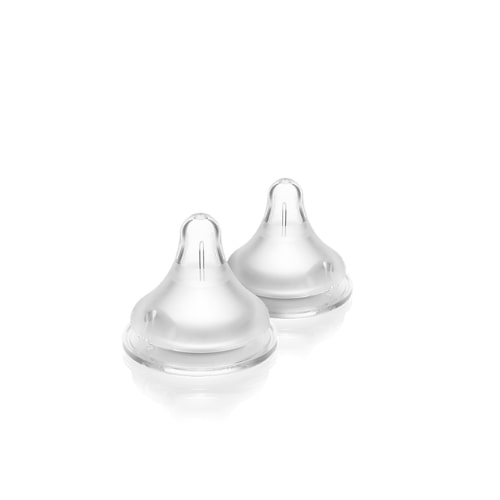 Lansinoh Zuigspeen Natural Wave slow 2 stuks