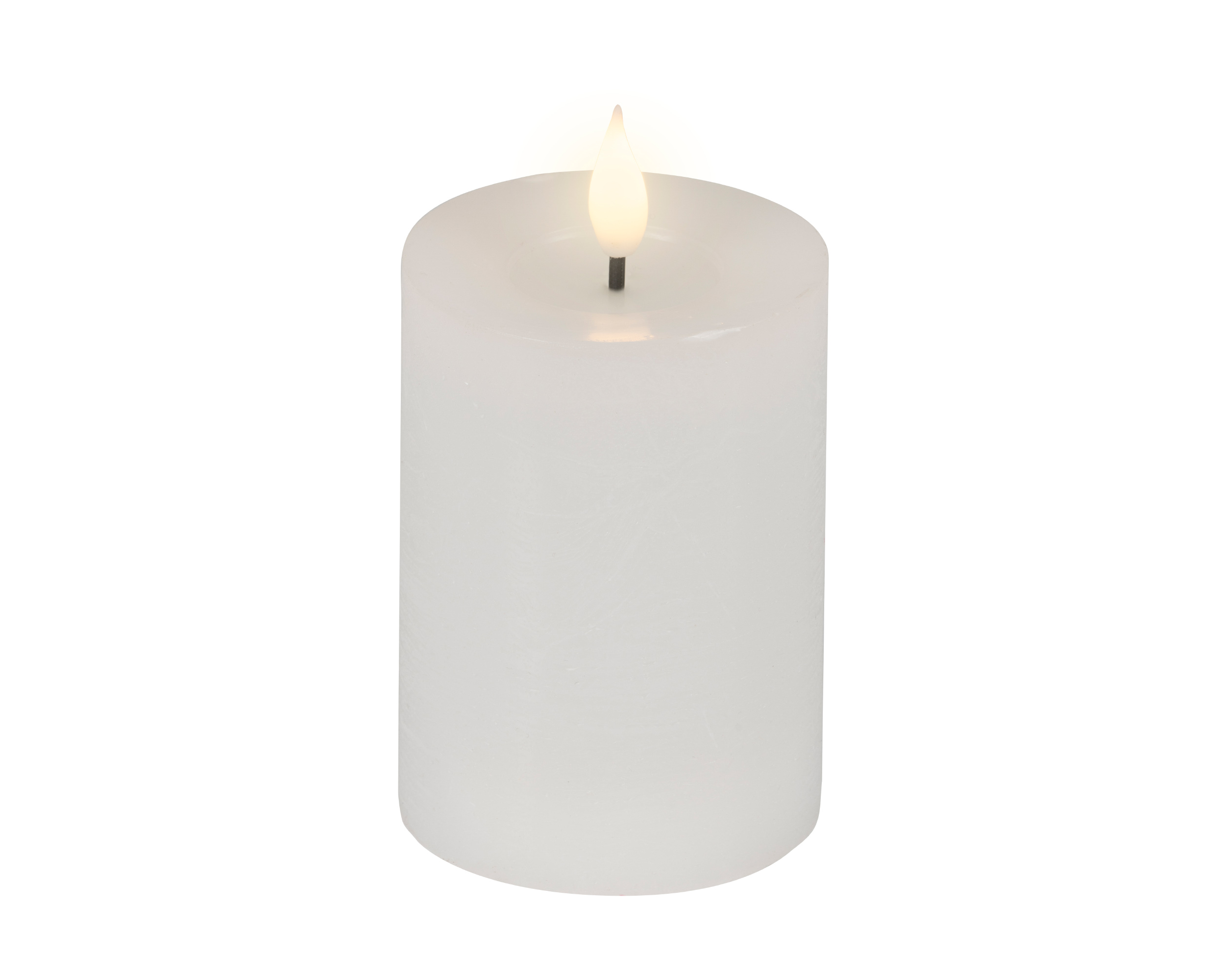 Kaars LED Real Wax Wit 7.5x13.5 cm - Warm Wit
