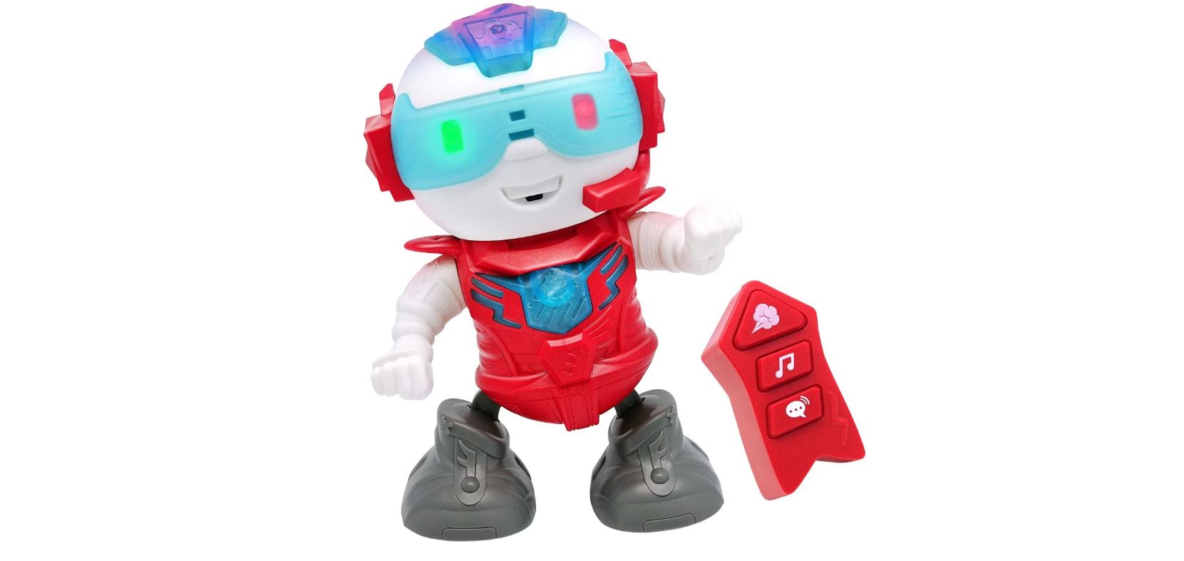 Fartibot, Robot 20 cm, Danst, Praat terug en laat scheetjes, met lichteffect