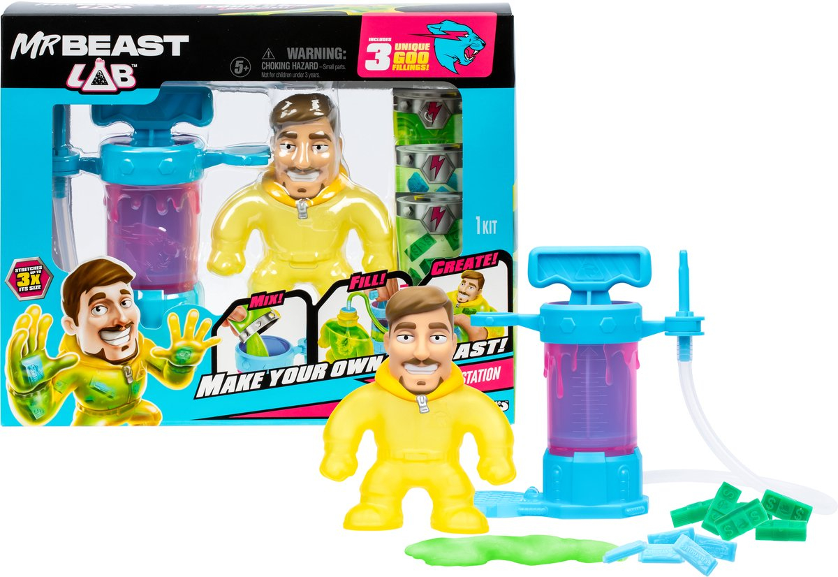 Mr Beast Lab Creation Station, maak jou eigen Mr Beast