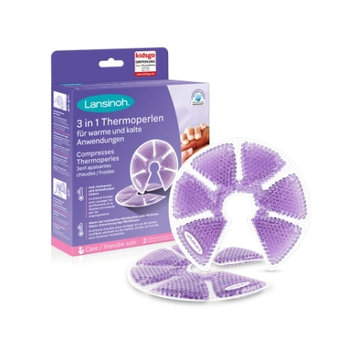 Lansinoh Thera Pearl Pack Borsttherapie Koud en Warm Gebruik
