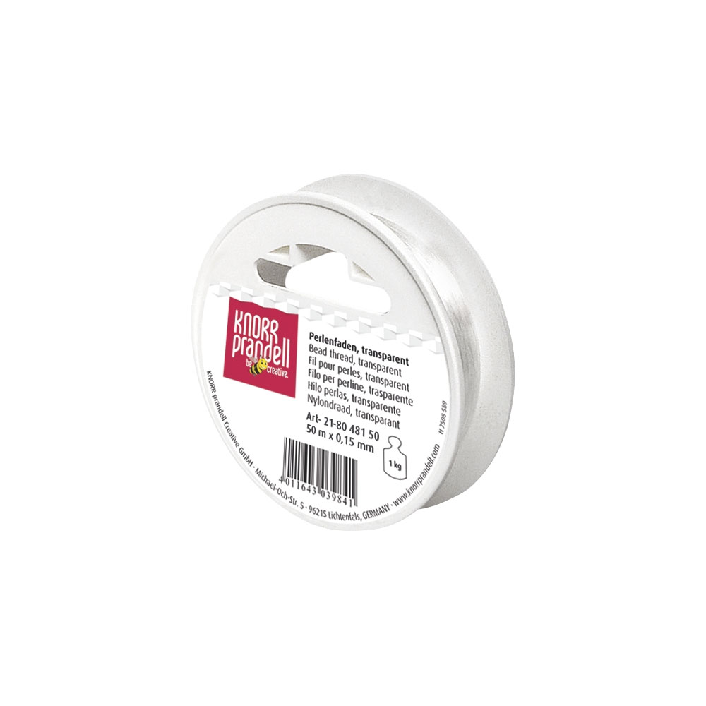 Knorr Prandell Nylondraad Transparant 50 m x 0.15 mm