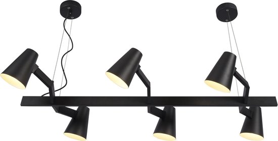 It's About RoMi Biarritz Hanglamp Zwart 6 armen