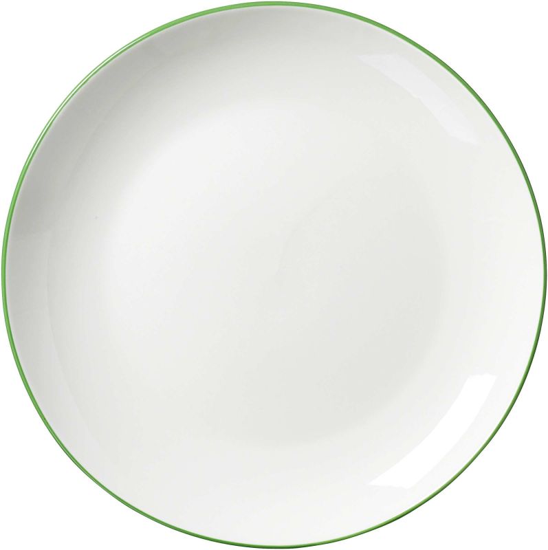Ritzenhoff & Breker Ontbijtbord Adela Wit/Groen 20.5cm - Porselein