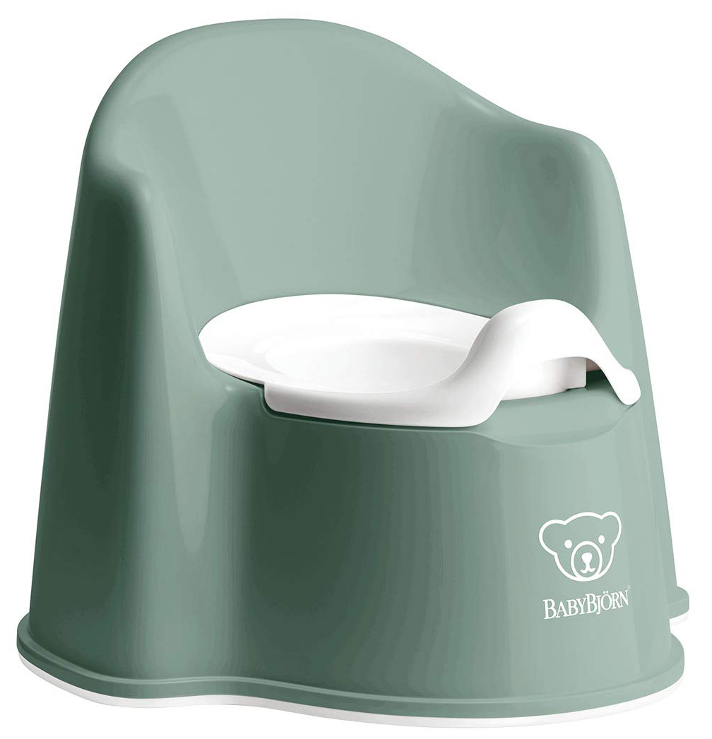 WC Potje Zetel Diepgroen/Wit