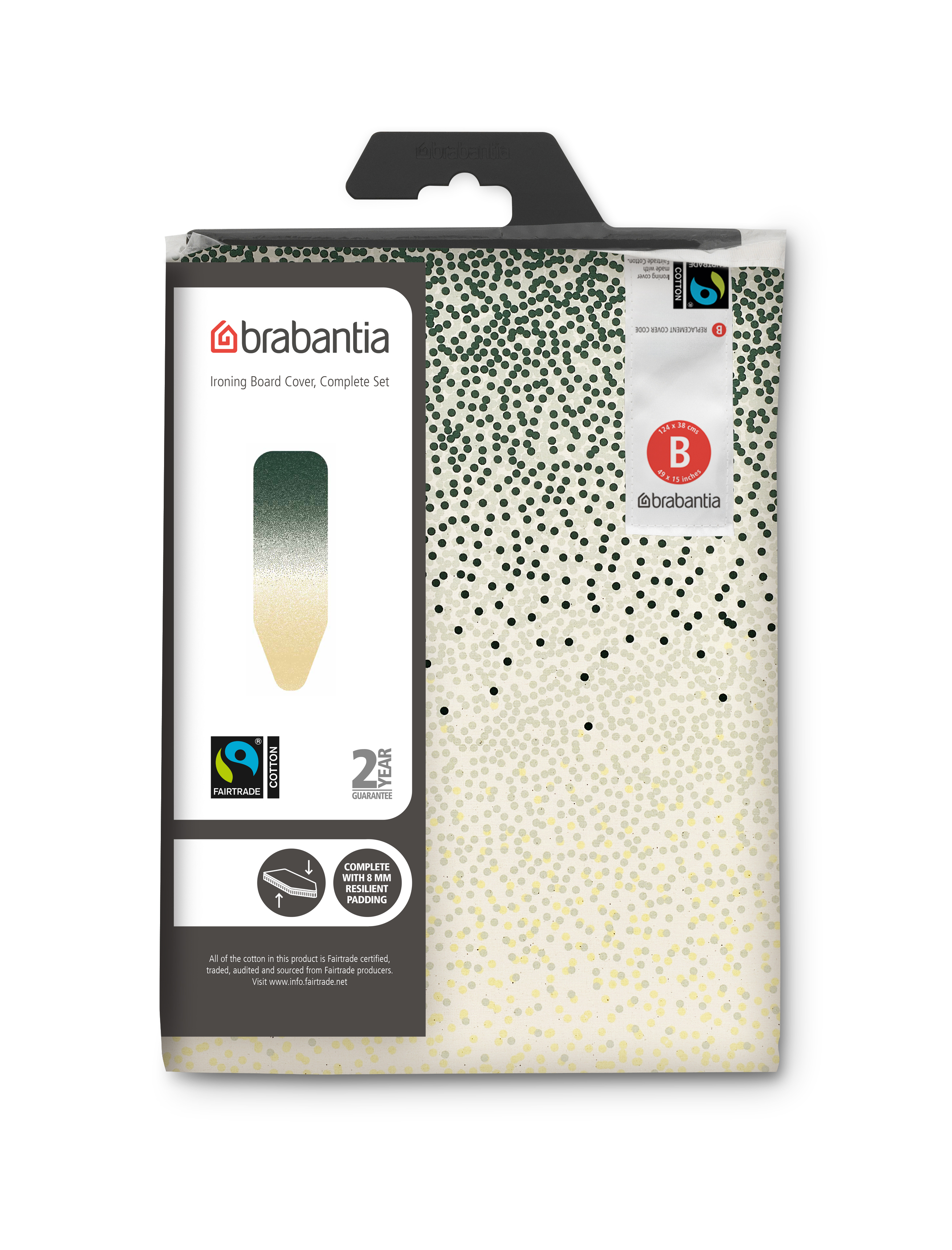 Brabantia Strijkplankhoes B Complete Set New Dawn - 124x38 cm