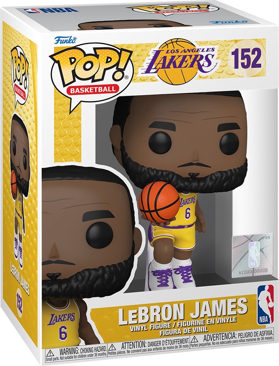 Funko Pop! Basketball - Los Angeles Lakers: LeBron James 152 Funko Pop! Basketball - Los Angeles Lakers: LeBron James 152
