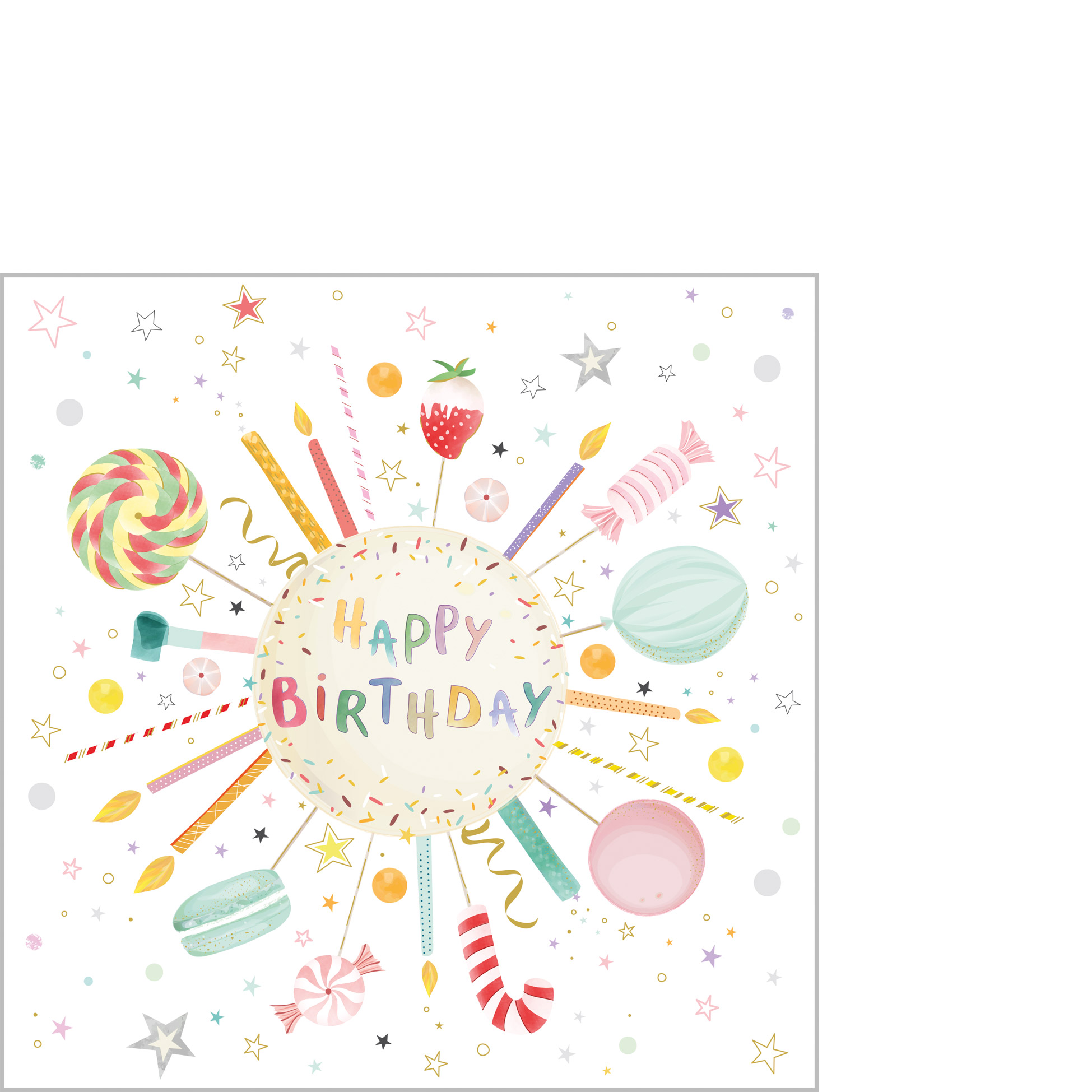 PPD Coctailservetten 25x25 cm 20 stuks Turnowsky B´Day