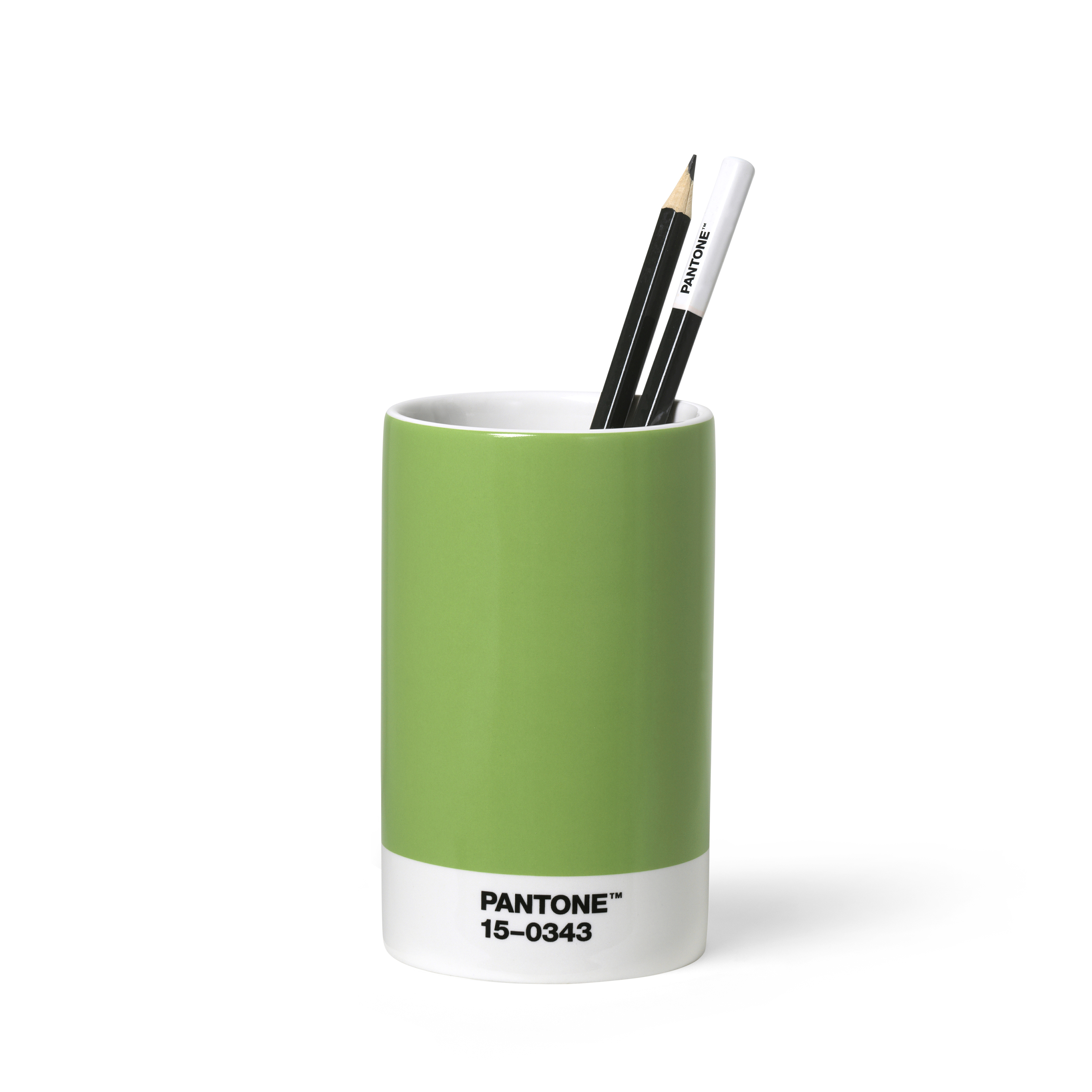 Pantone Pennenhouder Greenery 6.8x18.5 cm - Handmade Fine China