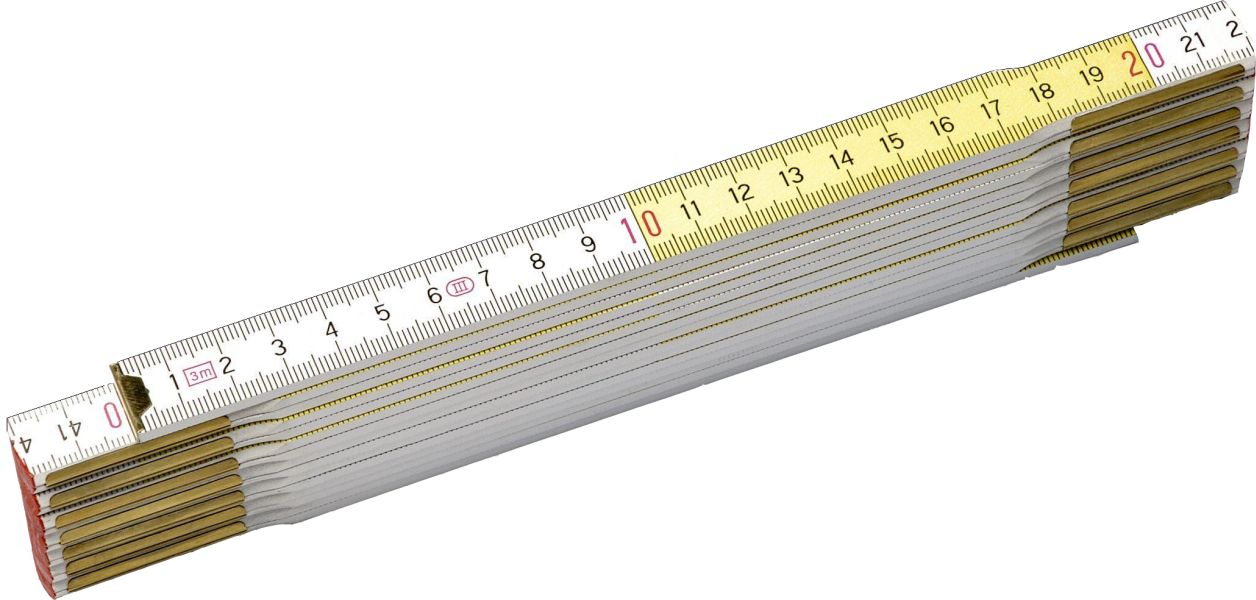 Stanley Duimstok Hout Geel/Wit 2 m, Plooimeter