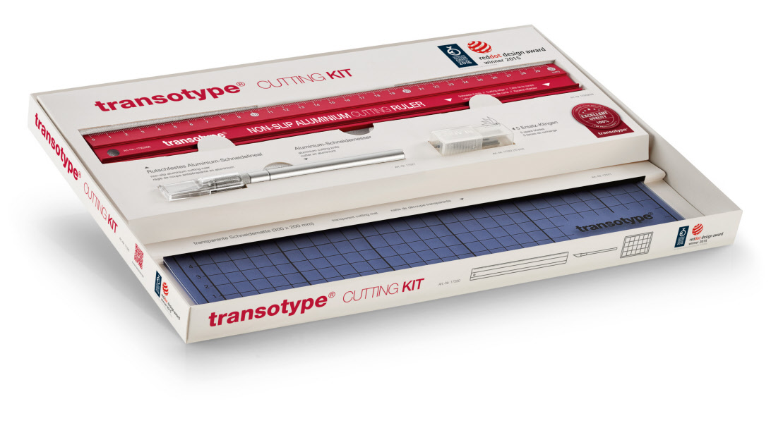 Transotype Cutting Kit A4 met Mat