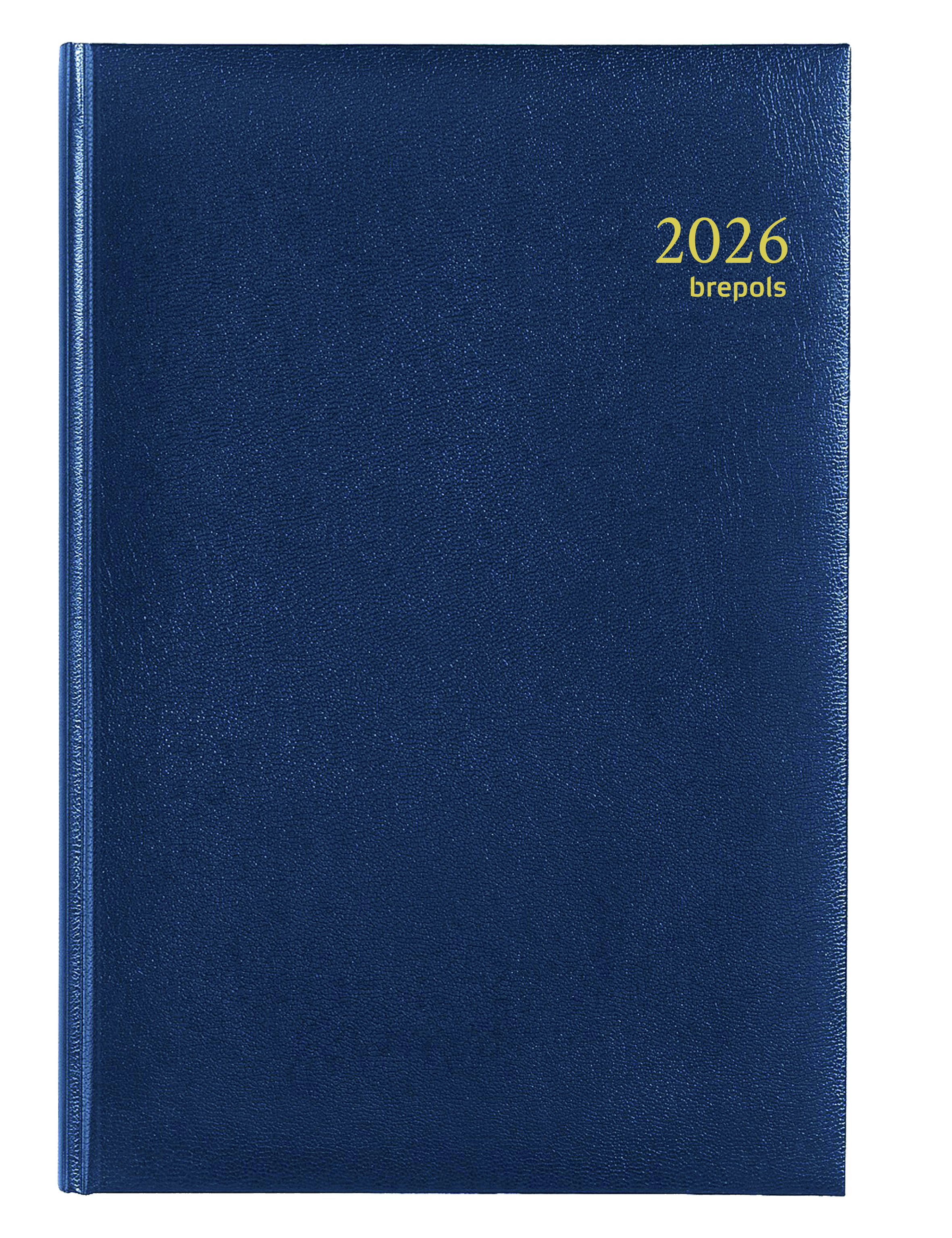 Brepols Agenda 2026 Minister Lima 1dag/pag Blauw 14.8x21 cm