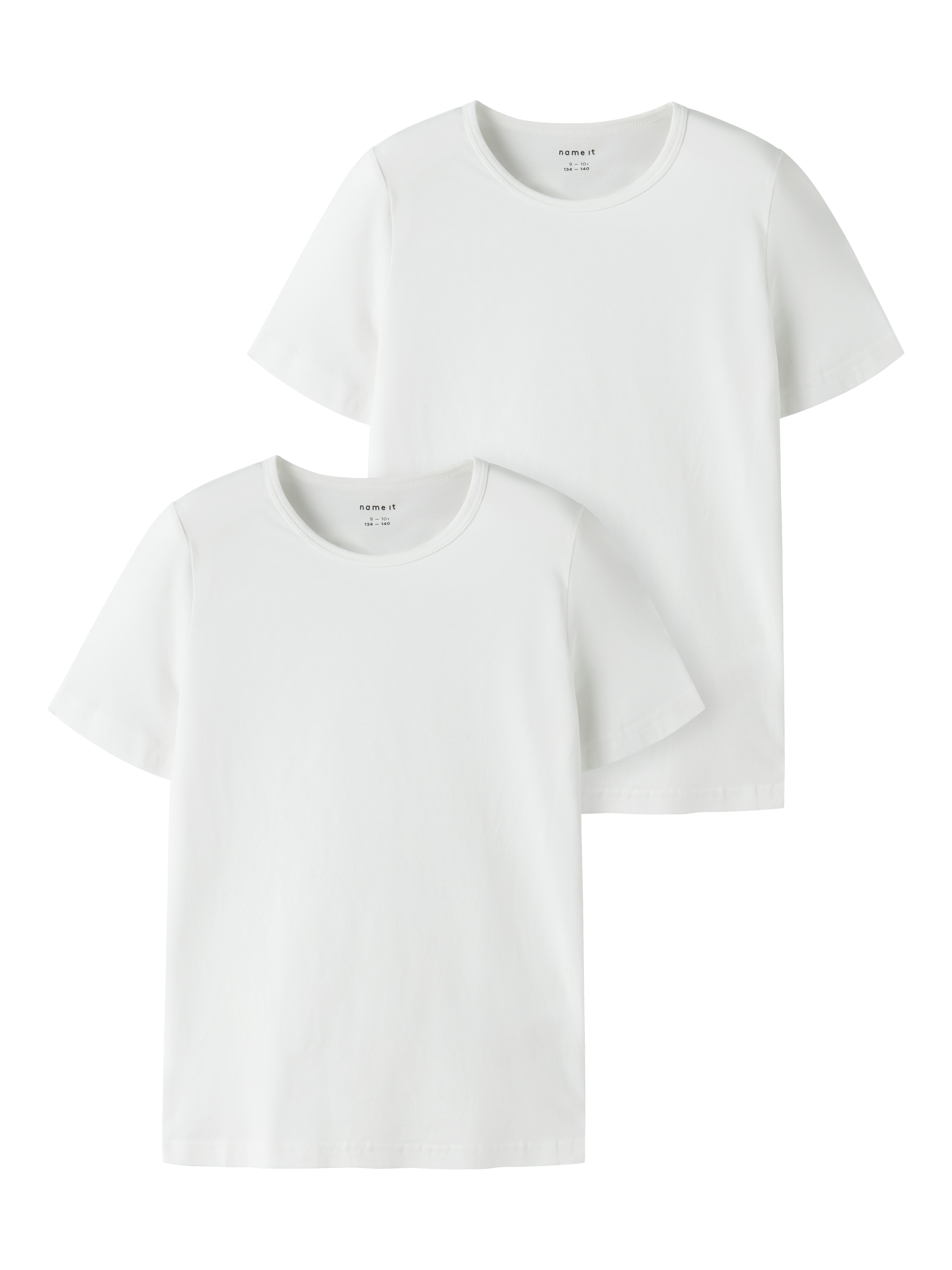 Name It Hemd Jongens Slim Km 2 Stuks Bright White
