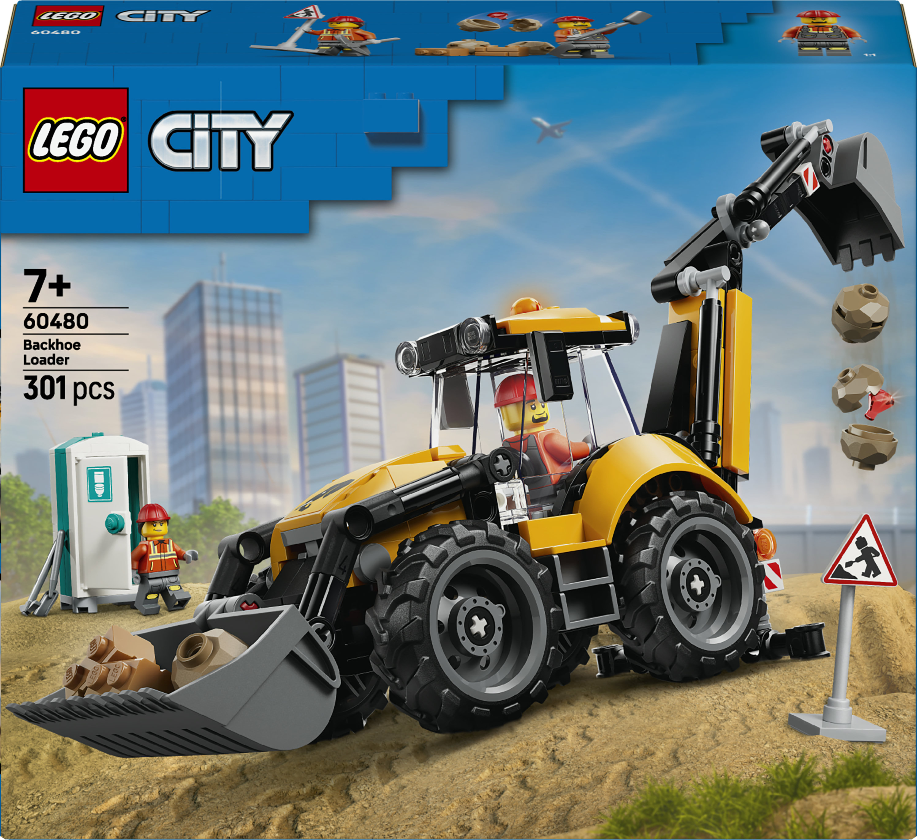 Lego City 60480 Gele Graaflaadmachine