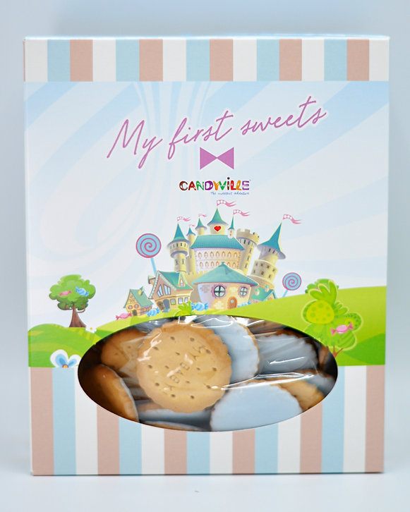 Candyville Biscuits Blauw glace 500 g - Cotton Candy