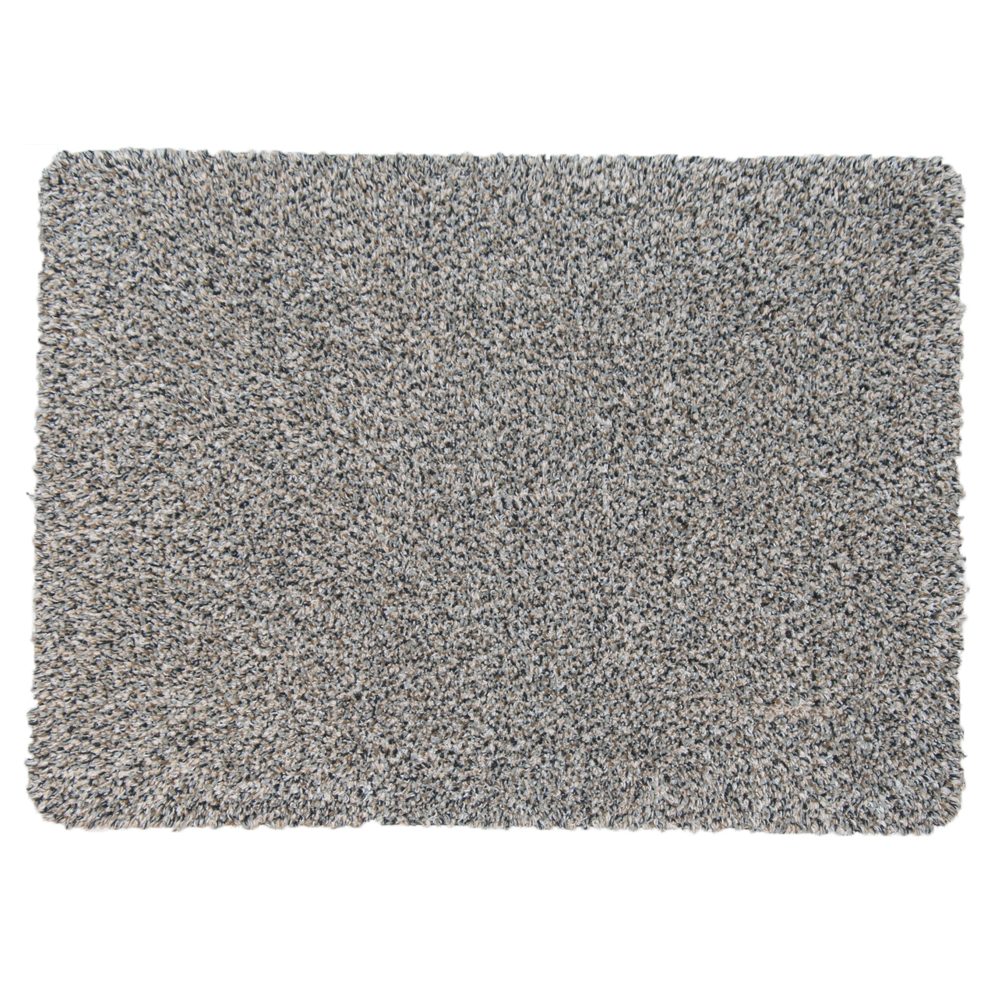 Deurmat Absorb Grijs/Beige 55x40 cm - Katoen - Anti-slip