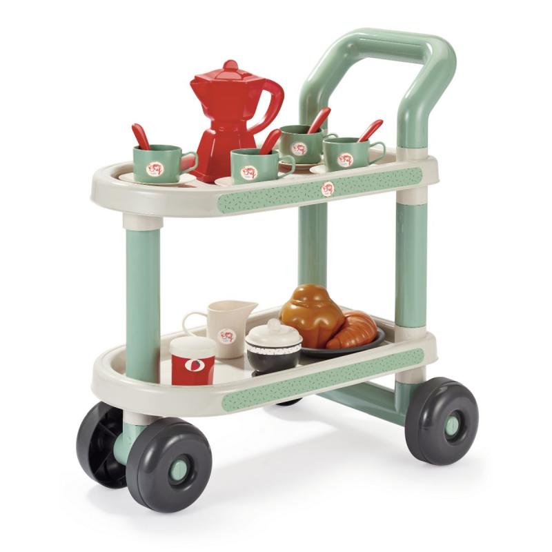 Ecoiffier 100% Chef, Serveerwagen met dessert/ontbijt 22 delig