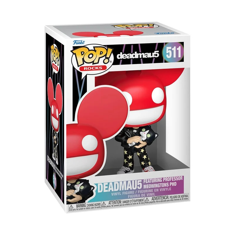 Funko Pop! Rocks - Deadmau5: Deadmau5 with Professor Meowingtons PhD 511