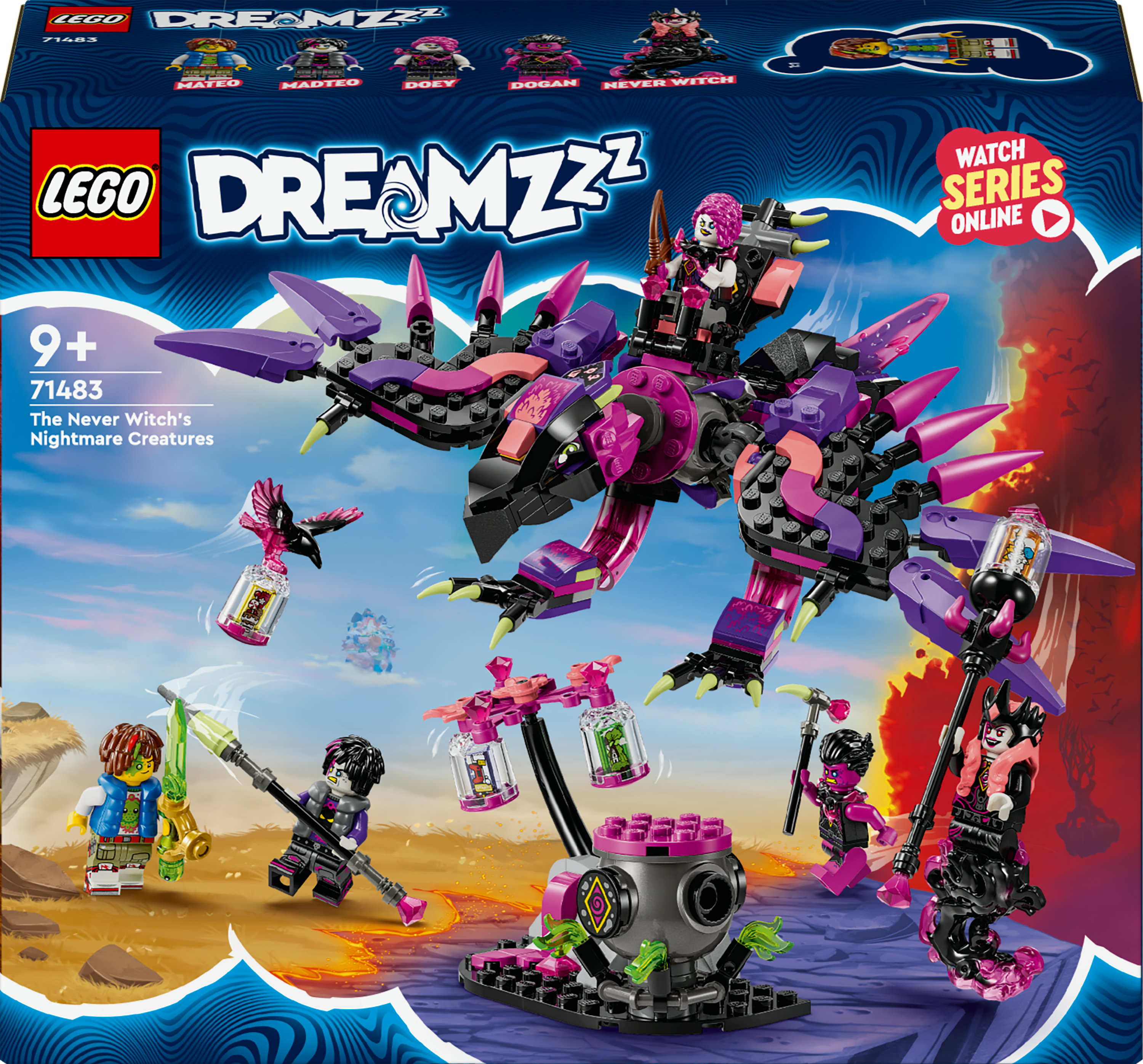 LEGO DREAMZzz 71483 De Nachtmerriewezens van de Neder Heks