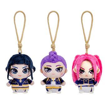 KPop Demon Hunters 10 cm Pluche, Knuffel met clips 4 ass. prijs per stuk