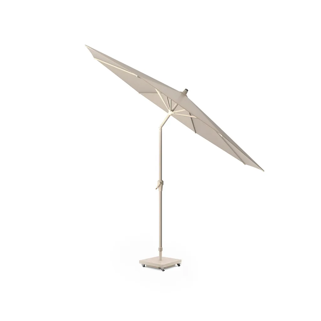 Platinum Riva Parasol 3 m Sandstone doek Ivoor Frame
