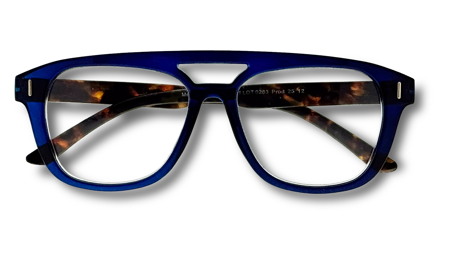 Noci Eyewear Leesbril Trevi Tortoise/Blue 1.00 - Recycled