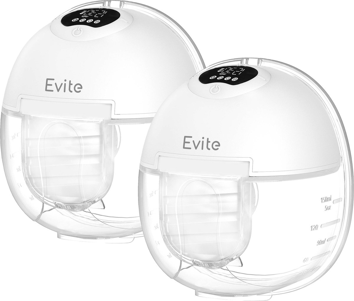 Evite Borstpomp Maxi Elektrisch Draadloos draagbaar&handsfree Wit