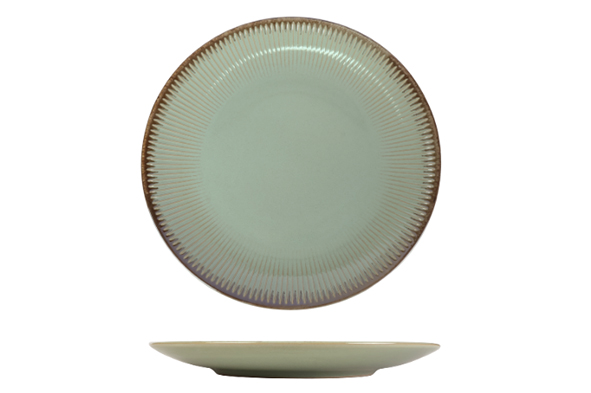 Cosy&Trendy Dessertbord Estrena Matcha 20.5cm - Aardewerk