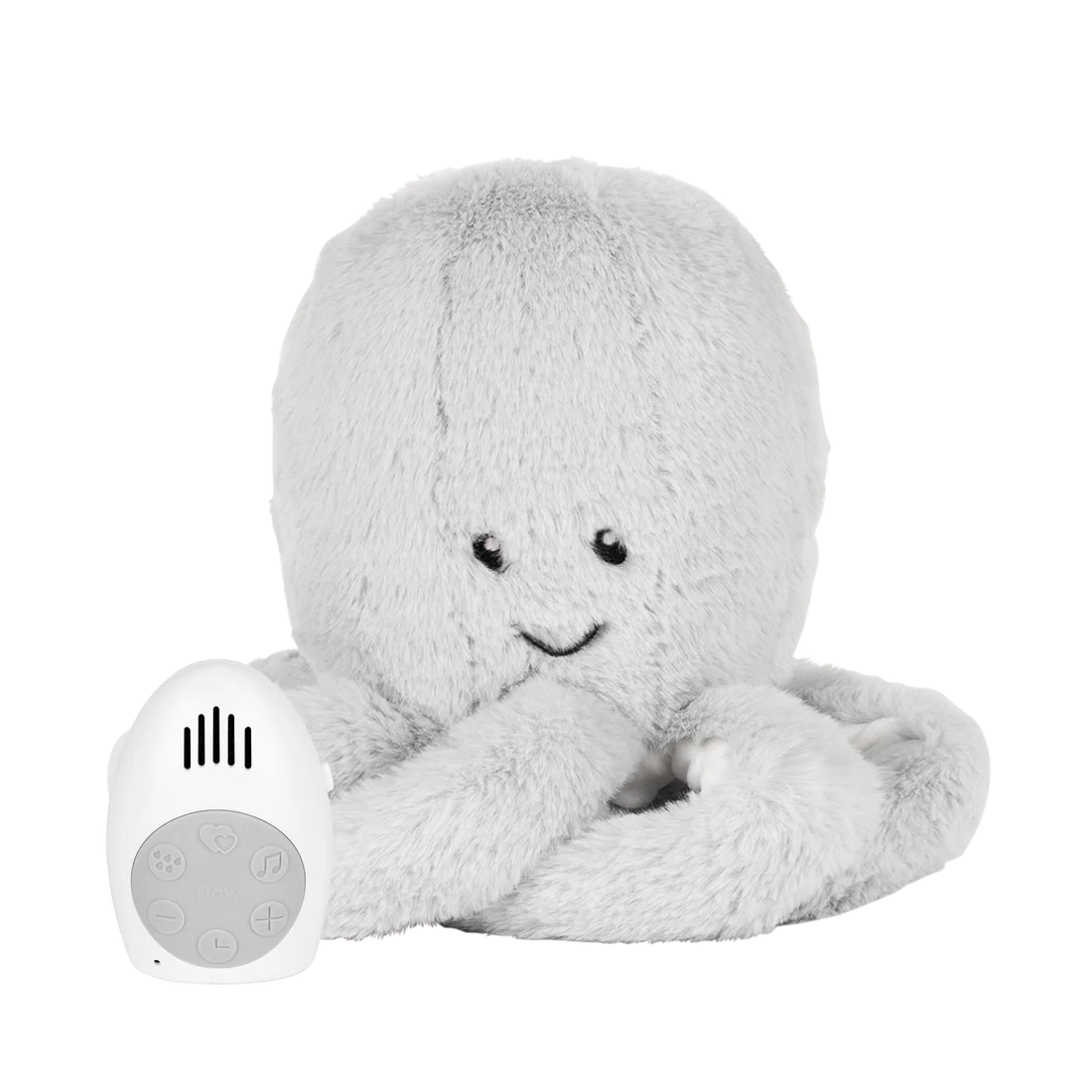 Flow Knuffel Comforter Heartbeat Olly the Octopus Grijs