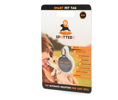 SPOTTED PRO DOG Medium u vindt mbv de app steeds uw hond terug!