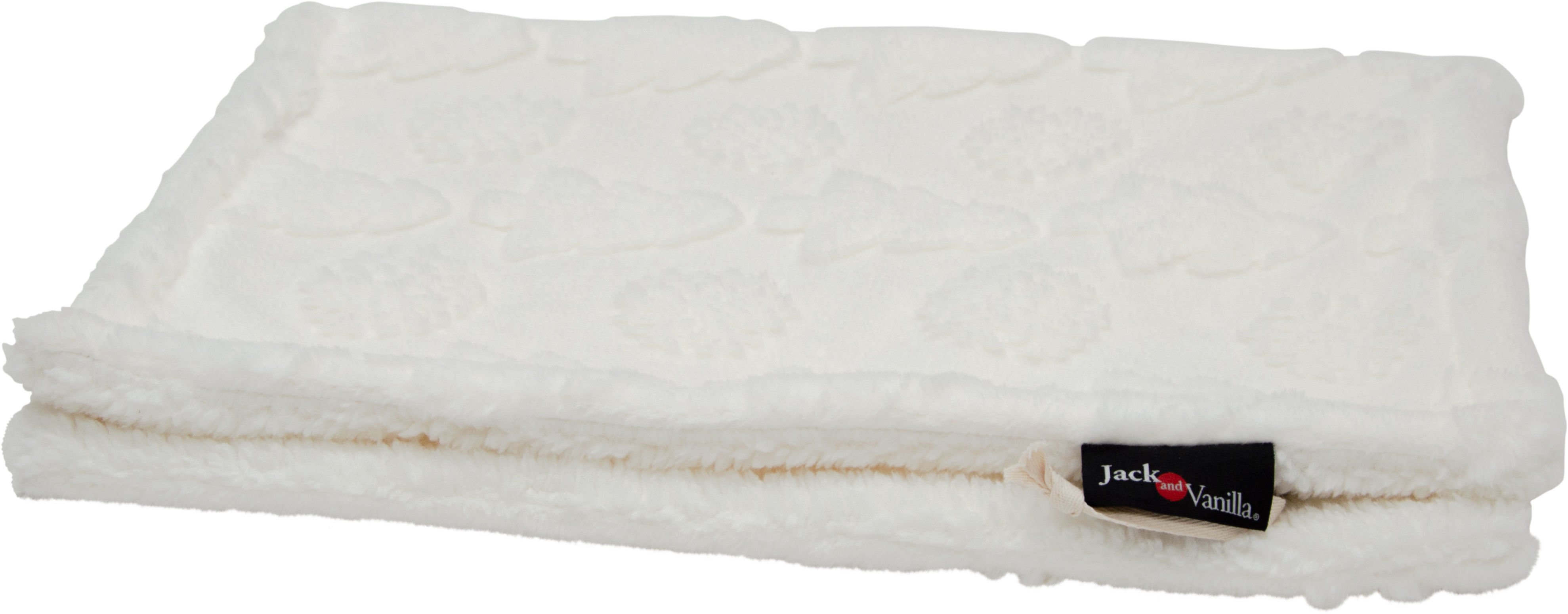 Jack & Vanilla Deken Kerst 100x72 cm Wit