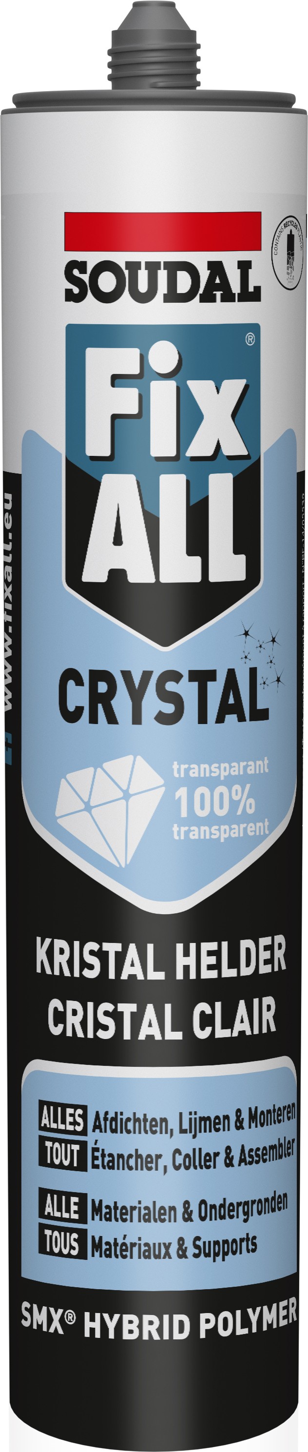 Soudal Fix All Crystal 290 ml Transparant