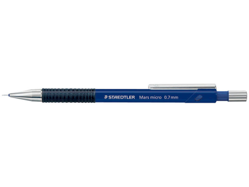 Mars Micro Vulpotlood ISO kleurcodering 0,7mm - Blauw - B Fijnstiften