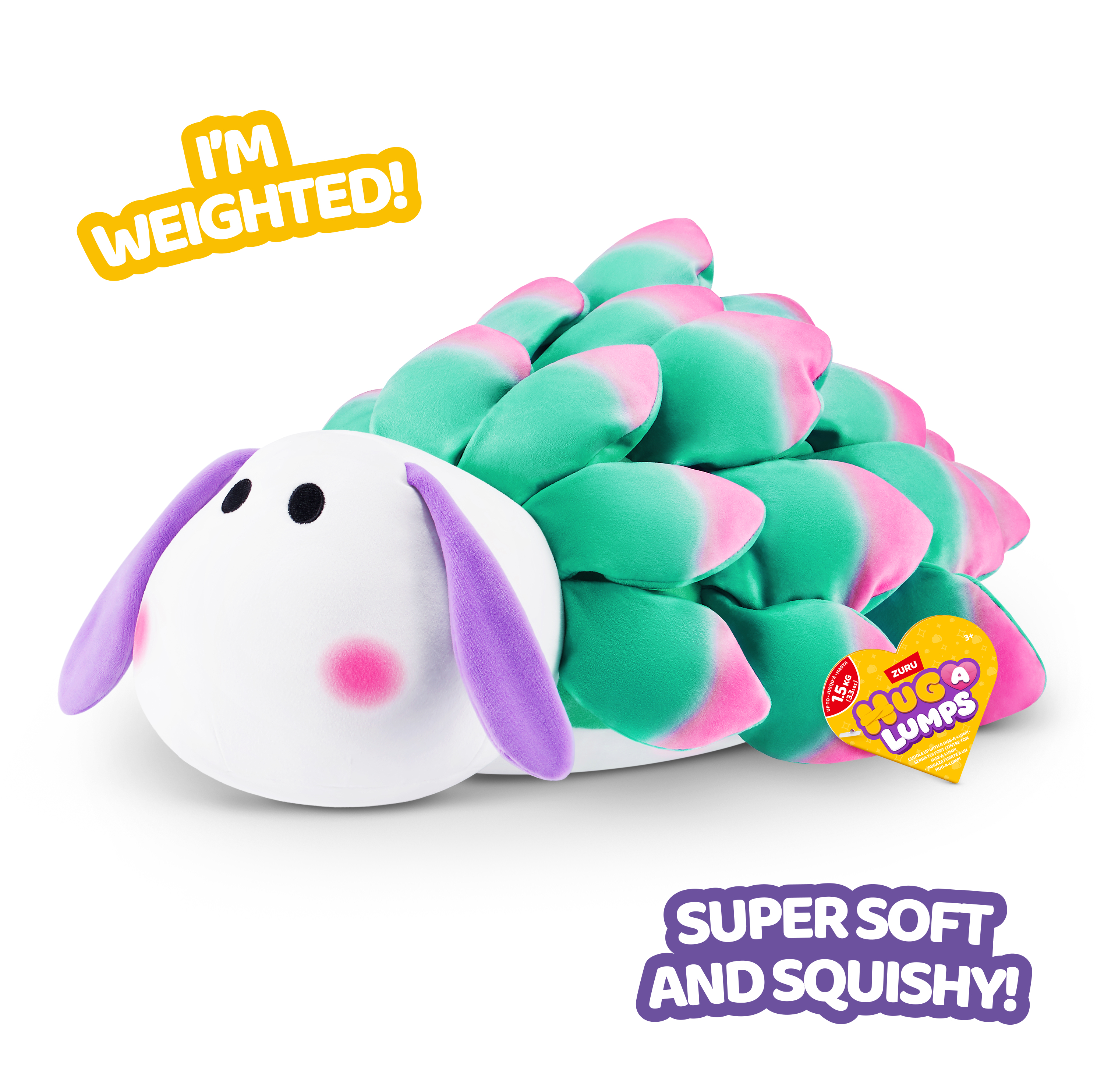 Hug-a-Lumps Medium Knuffel - Sea leaf slug, Lucy