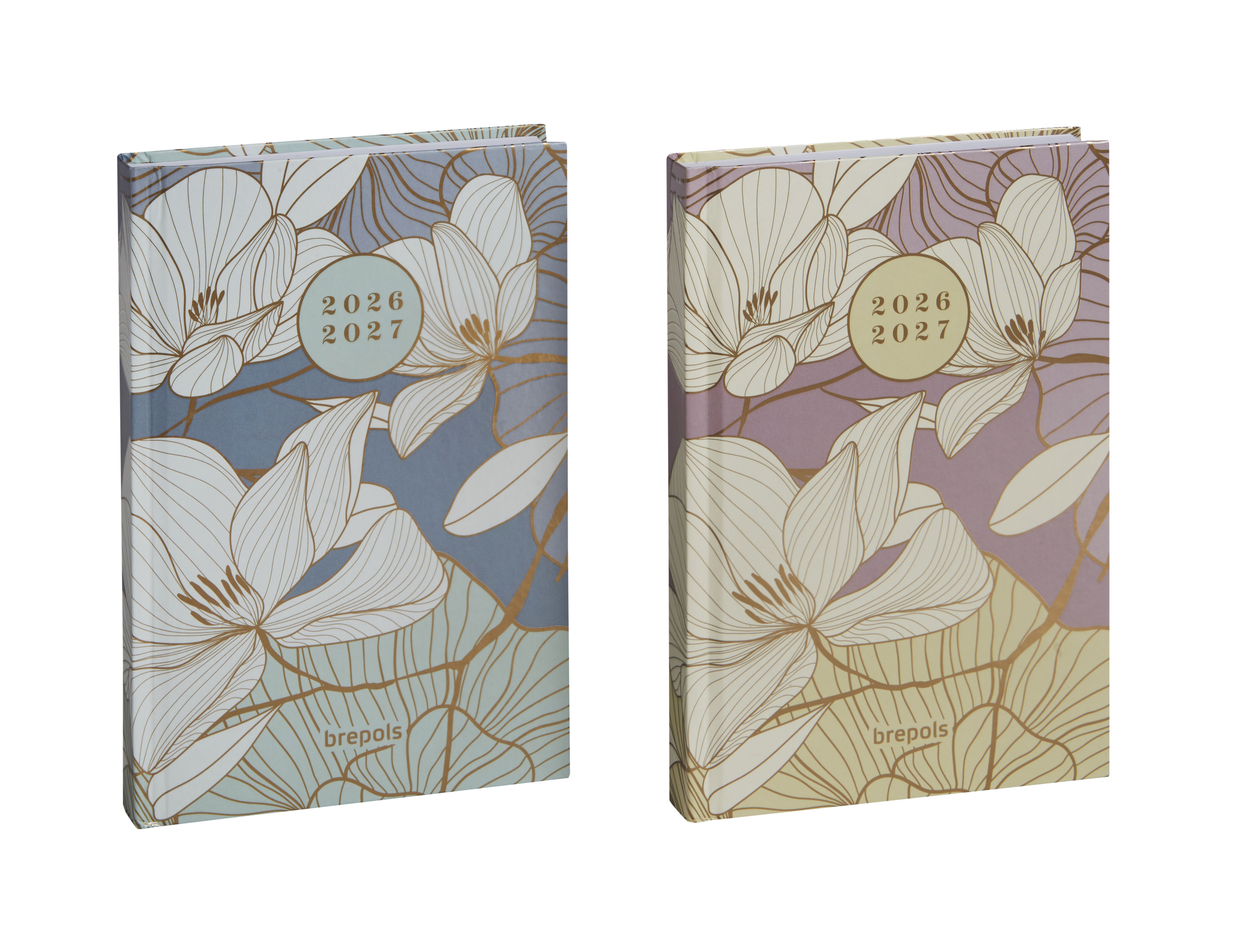 Brepols Schoolagenda 2026-27 Student Floral & Leaves 1week/2pag assorti 9x16 cm - per stuk