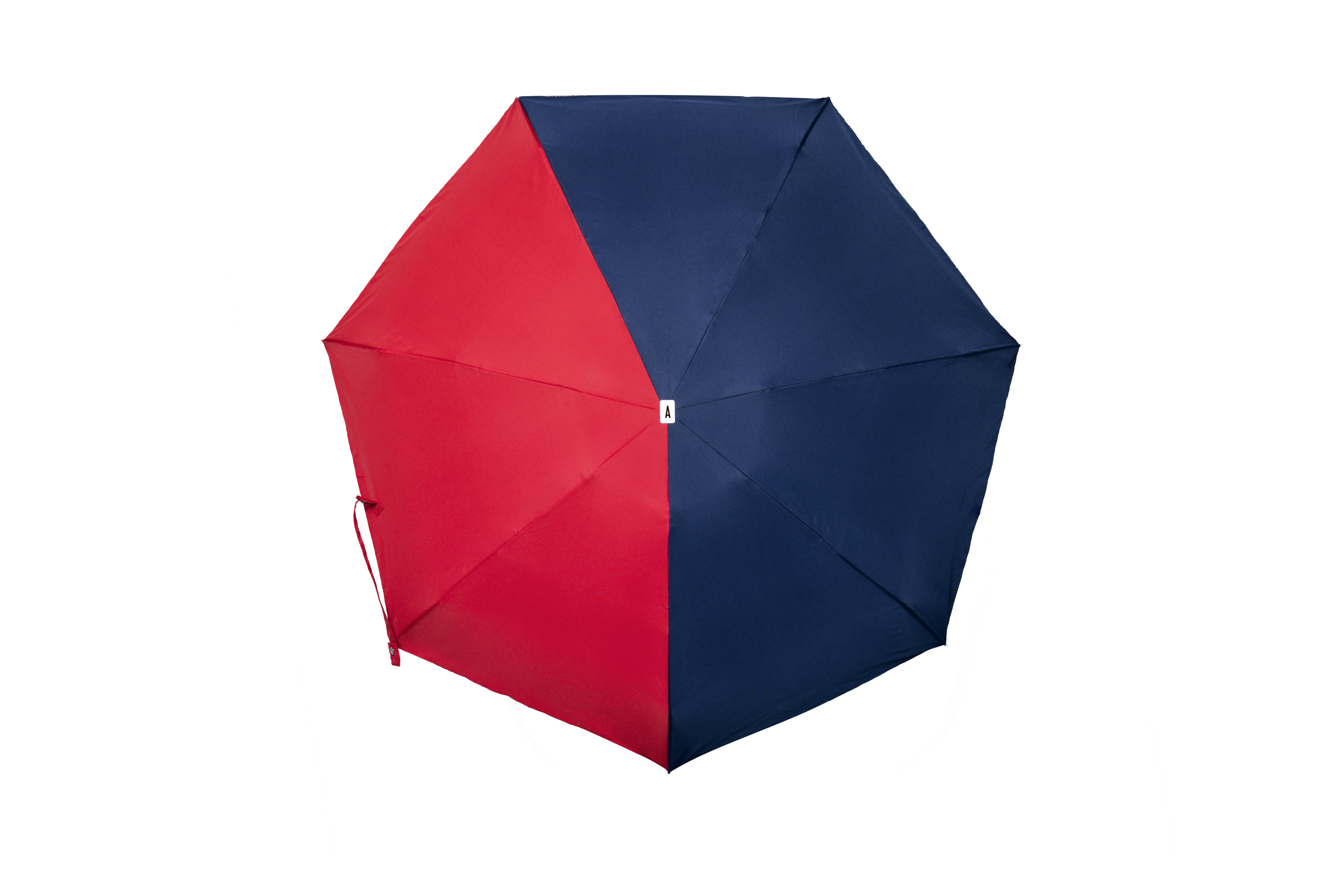 Anatole Paraplu Emile Navy/Rood dia 82cm - 17.5cm