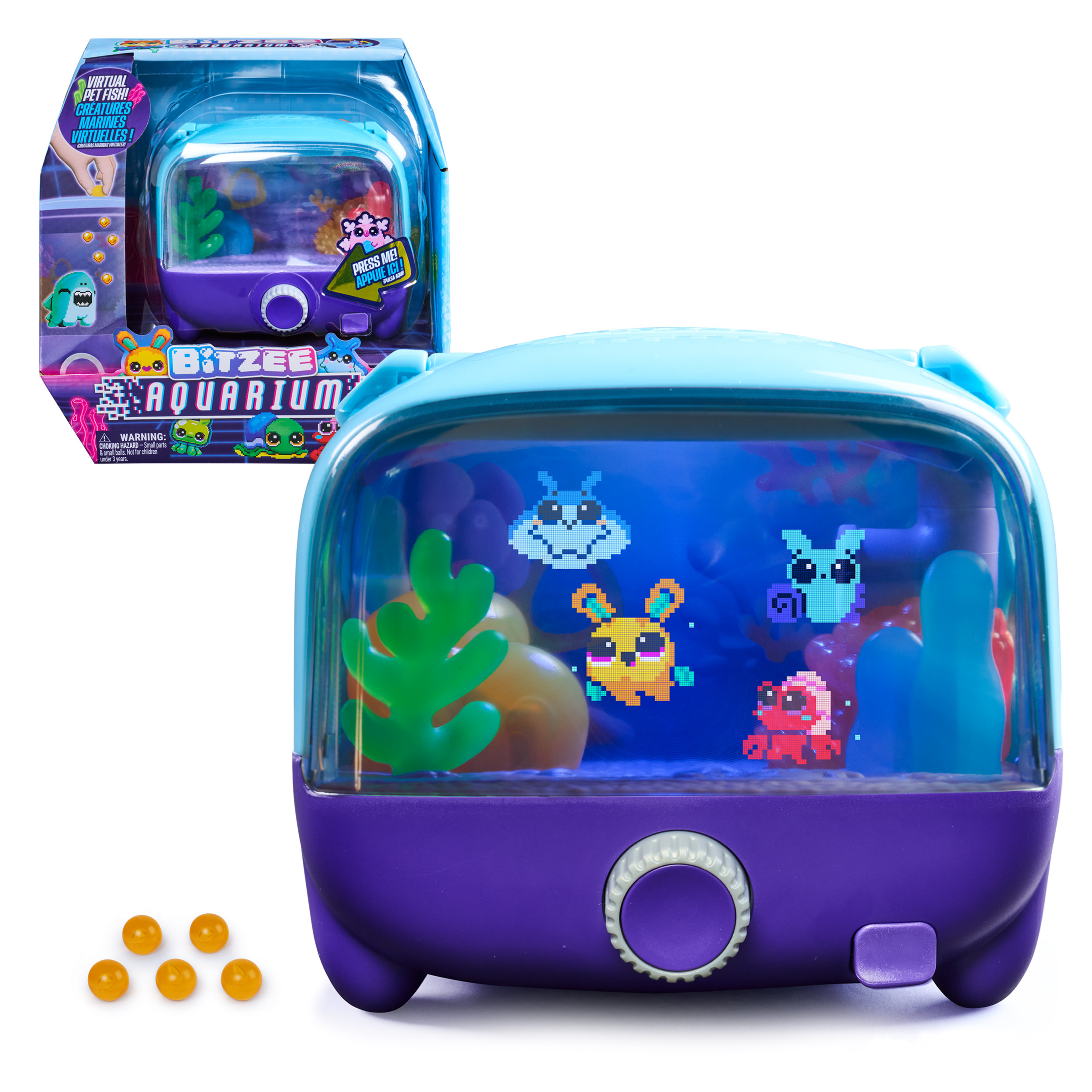 Bitzee Aquarium, Interactive Digital Pet Digitaal Huisdier 3D